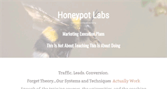 Desktop Screenshot of honeypotlabs.com